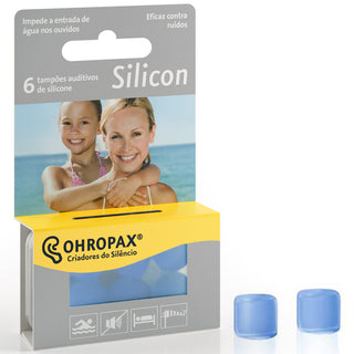 Ohropax Tampões Auriculares de Silicone 6 Unidades