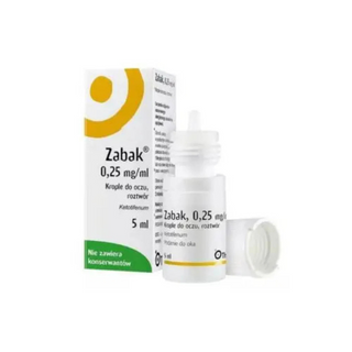 Zabak 0,25 mg/ml Colírio 5ml