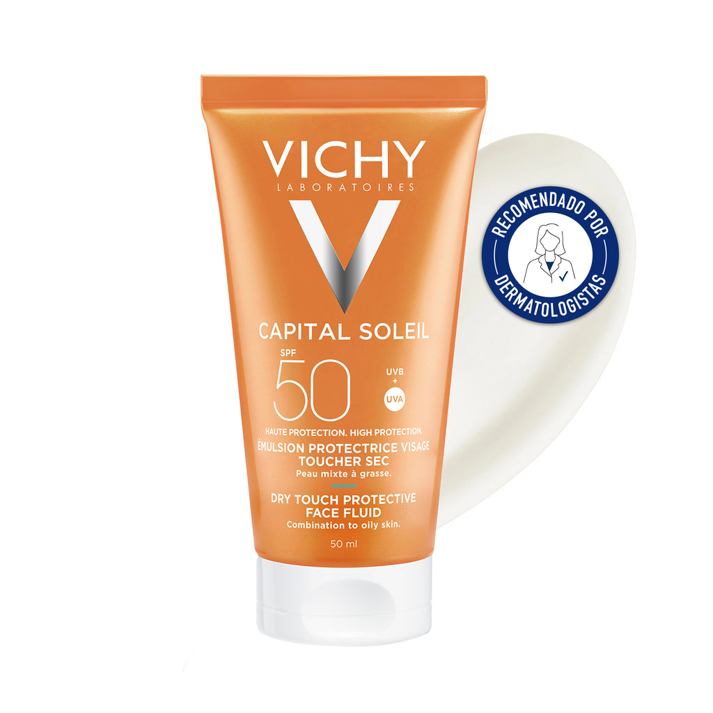 Vichy Ideal Soleil Creme Rosto Toque Seco Spf 50 50ml