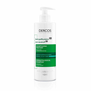 Vichy Dercos Champô De Tratamento Anticaspa Cabelo Normal a Oleoso 390ml