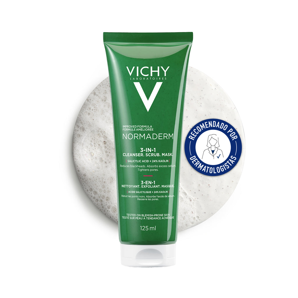 Vichy Normaderm Mascarilla Crema Exfoliante 3En1 125ml