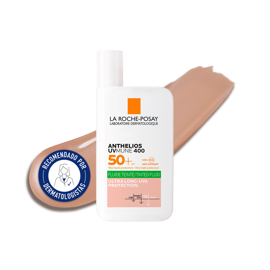 La Roche-Posay Anthelios UVMune 400 Fluido Invisible Oil Control SPF50+ con tinte 50ml