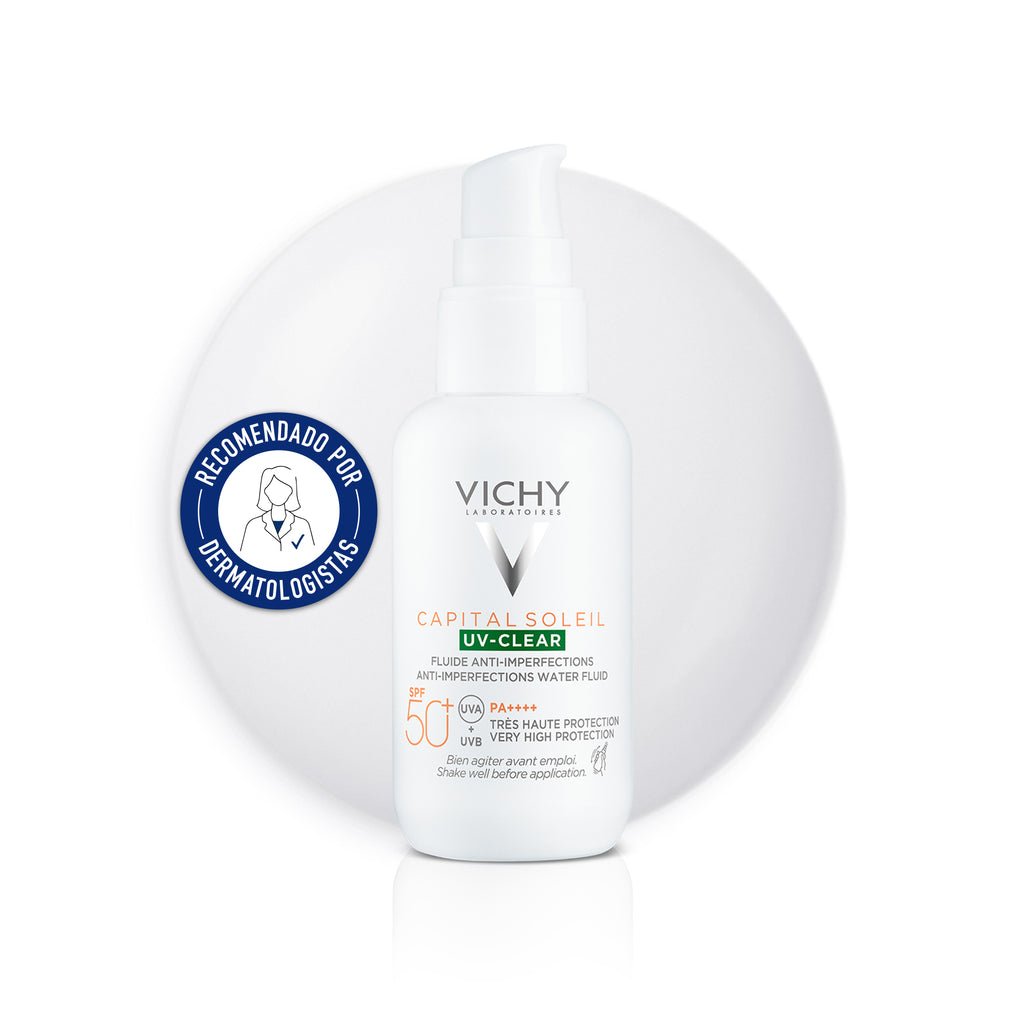 Vichy Capital Soleil Uv-Clear Fluído Anti-imperfeições SPF50+ 40ml