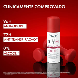 Vichy Antitranspirante Spray 96h Clinical Control 125ml