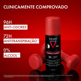 Vichy Homme Antitranspirante Spray 96h Clinical Control 125ml