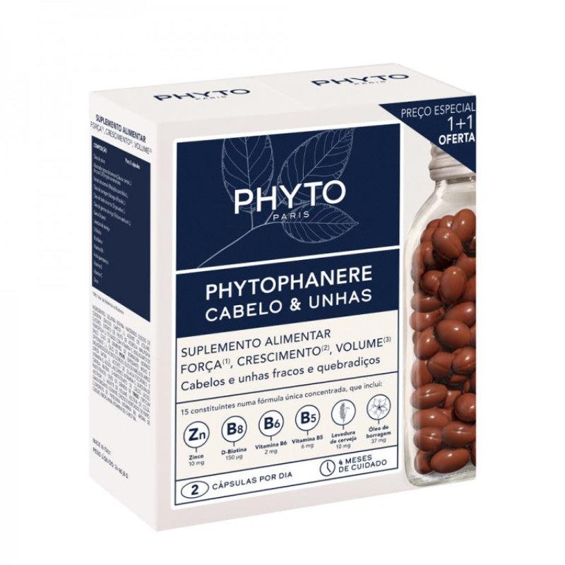 Phyto Phytophanère Pack Duplo 120 + 120 cápsulas