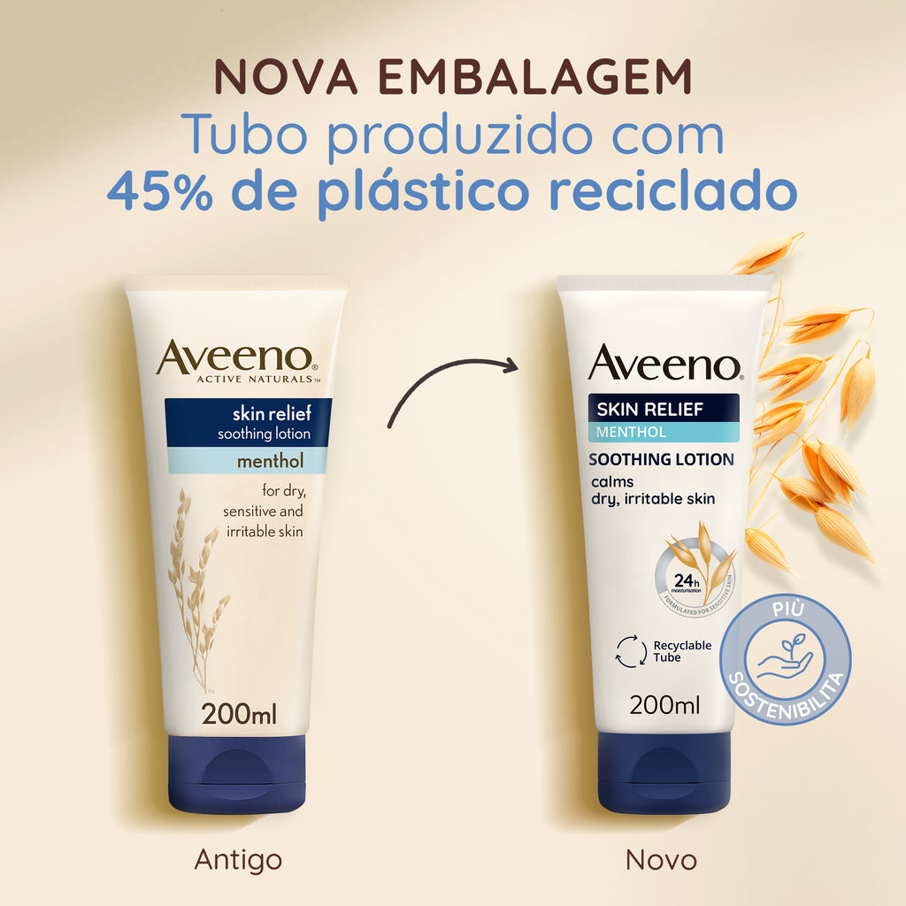 Aveeno Skin Relief Crema Lenitiva Mentol Pack Duo 200mlx2