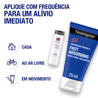 Neutrogena Fórmula Norueguesa Mãos Promo Creme Textura Ligeira + Stick Labial