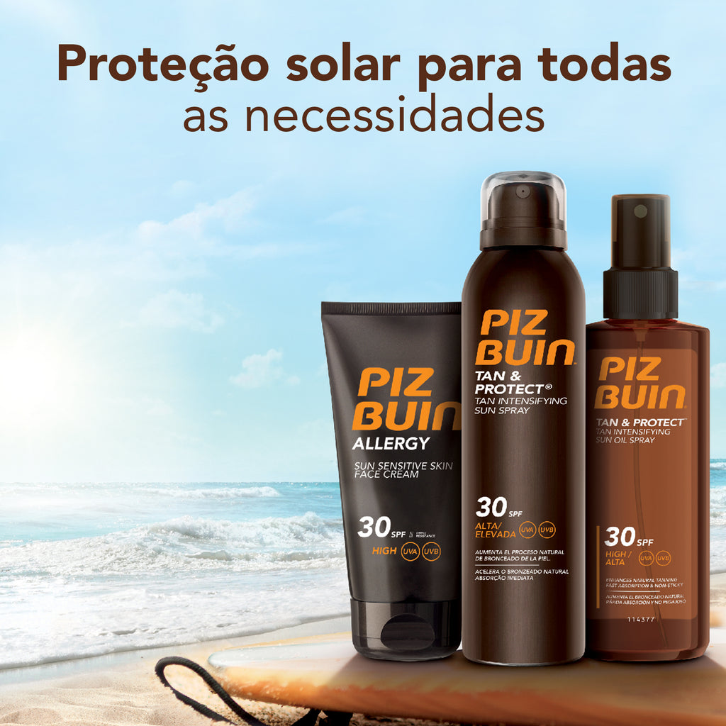 Piz Buin Allergy Fps50+ Creme Facial Pele Sensível Ao Sol 50ml