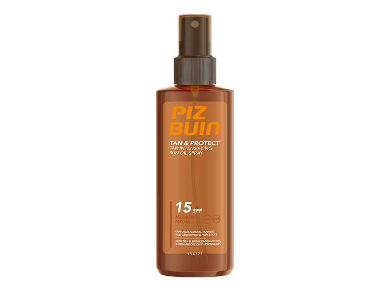 Piz Buin Tan & Protect Fps15 Óleo Spray Acelerador De Bronzeado 150ml