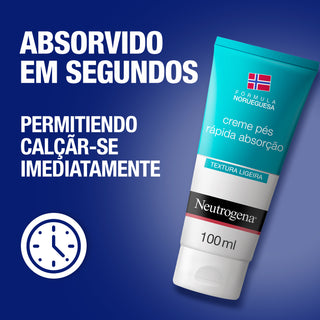 Neutrogena Fórmula Norueguesa Creme Pés Rápida Absorção 2X100ml