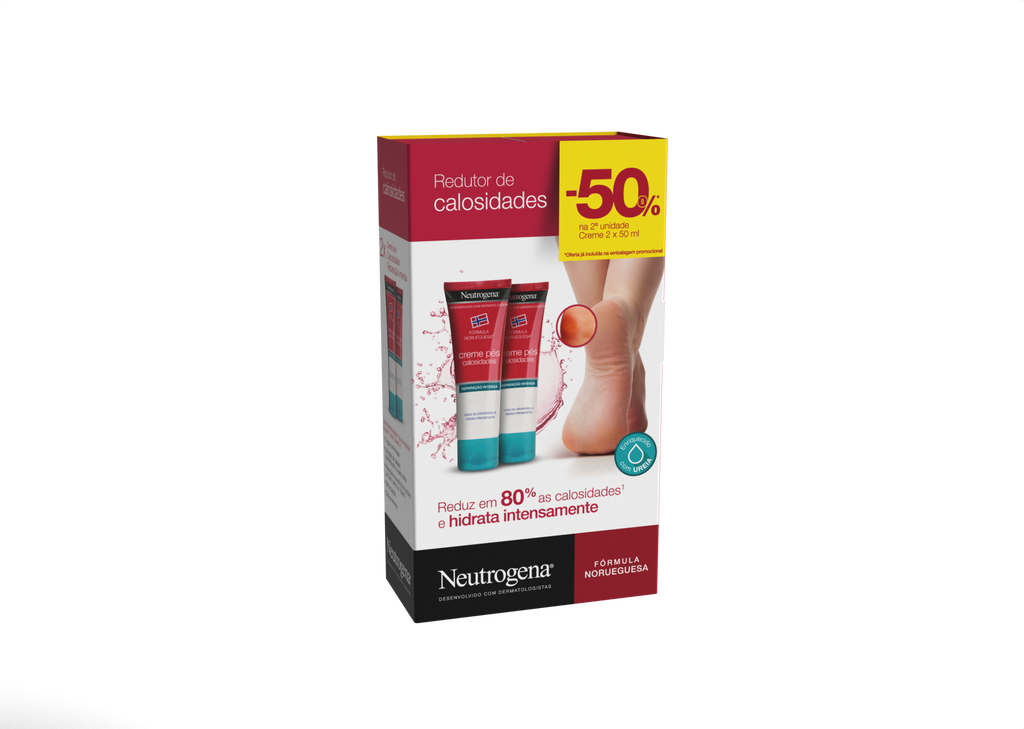 Neutrogena Crema Reductora De Callos Para Pies 2 x 50ml