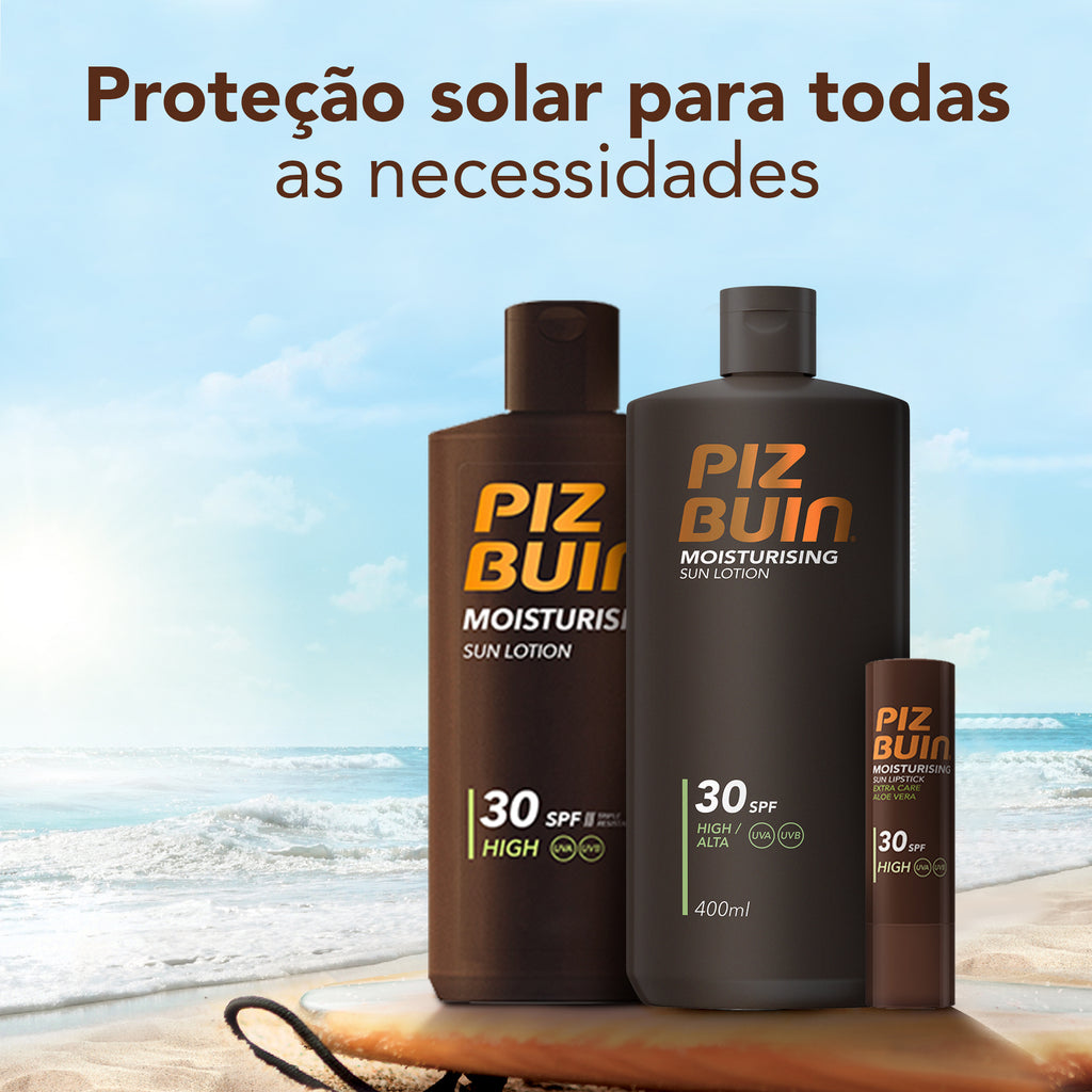 Piz Buin Moisturising Fps30 Loção Solar Hidratante 200ml