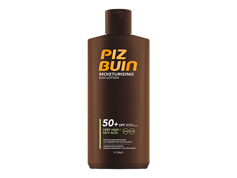 Piz Buin Moisturising Fps50+ Loção Solar Hidratante 200ml