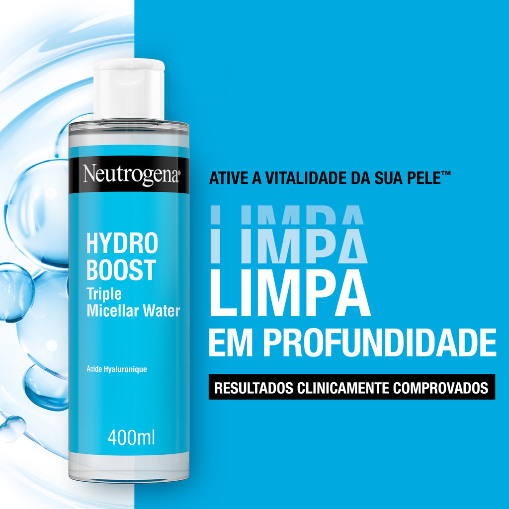 Neutrogena Hydro Boost Agua Micelar Triple Acción 400ml