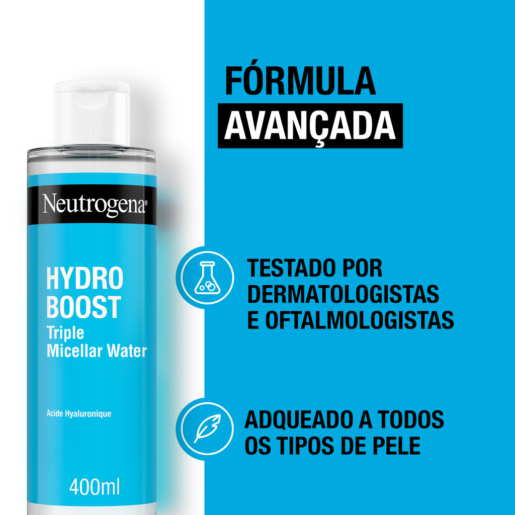 Neutrogena Hydro Boost Agua Micelar Triple Acción 400ml