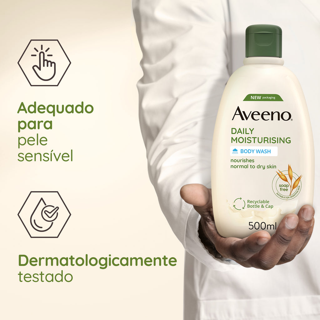 Aveeno Daily Moisturising Gel de Banho 500ml