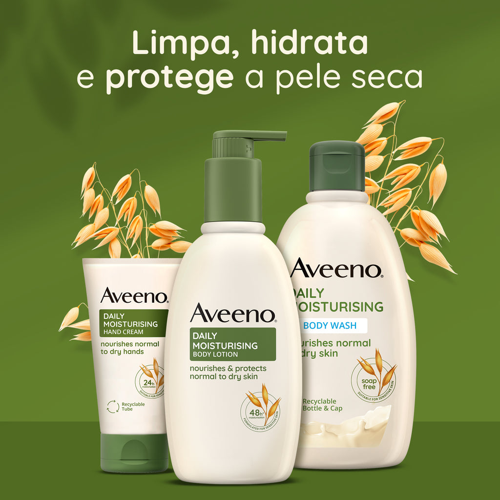 Aveeno Daily Moisturising Loção Corporal Sem Perfume 300ml