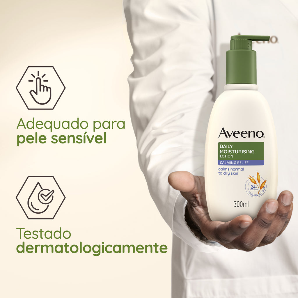 Aveeno Daily Moisturising Loção Corporal Lavanda 300ml