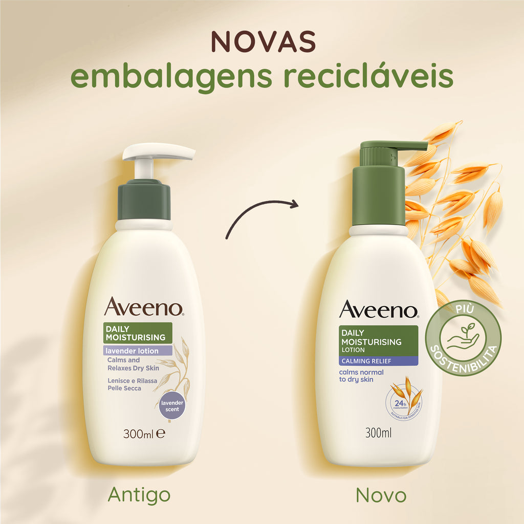 Aveeno Daily Moisturising Loção Corporal Lavanda 300ml