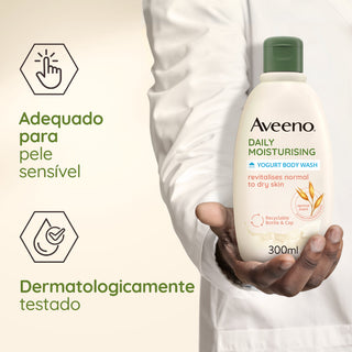 Aveeno Daily Moisturising Gel Banho Iogurte 300ml