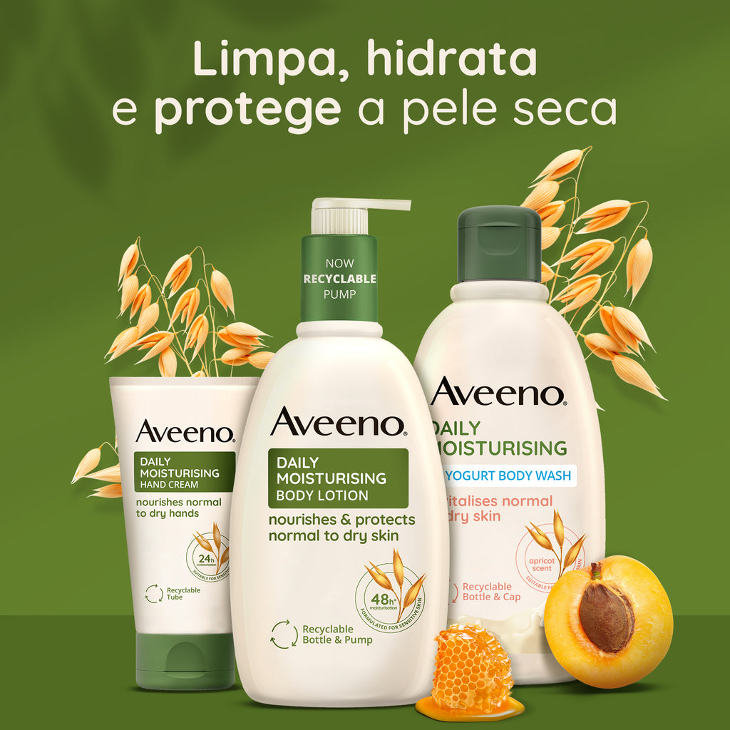 Aveeno Gel De Ducha Hidratante Diario Yogur Albaricoque Y Miel 300ml 300ml