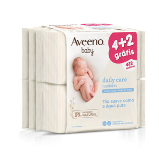 Aveeno Baby Toallitas Cuidado Diario Pack 6 x 72