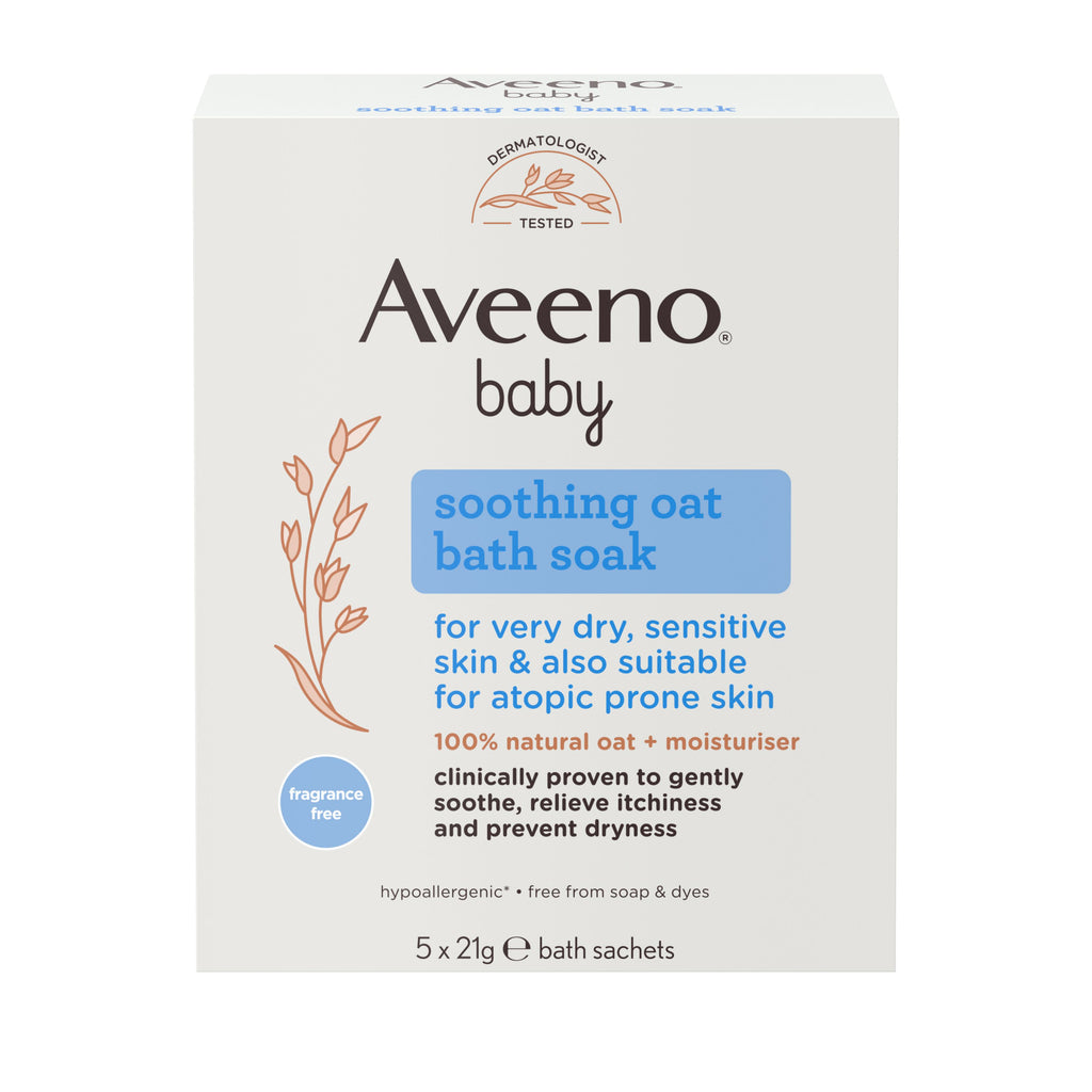 Aveeno Polvo de baño de avena calmante para bebés