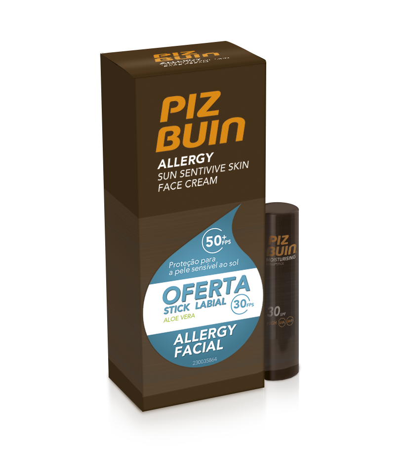 Oferta Barra Labial Piz Buin Allergy Face Spf50+