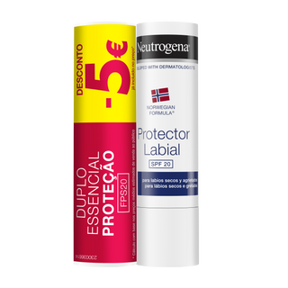 Neutrogena Pack Stick Labial Proteção FPS20 2x4,8g