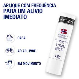 Neutrogena Pack Stick Labial Proteção FPS20 2x4,8g