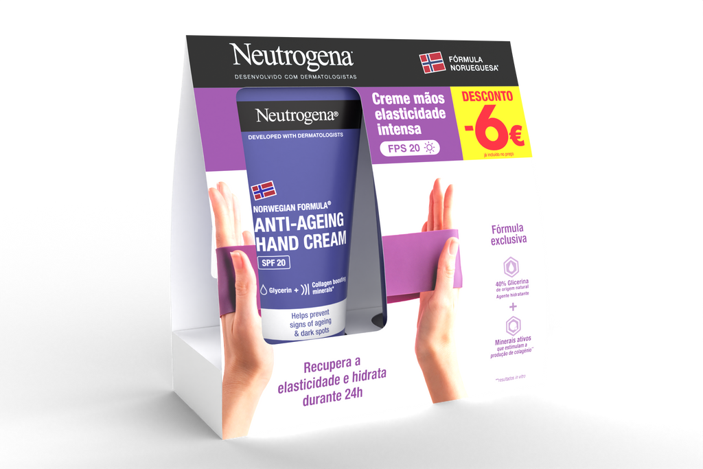 Neutrogena Fórmula Norueguesa Mãos Visibly Renew X2 -80% na 2ªunidade