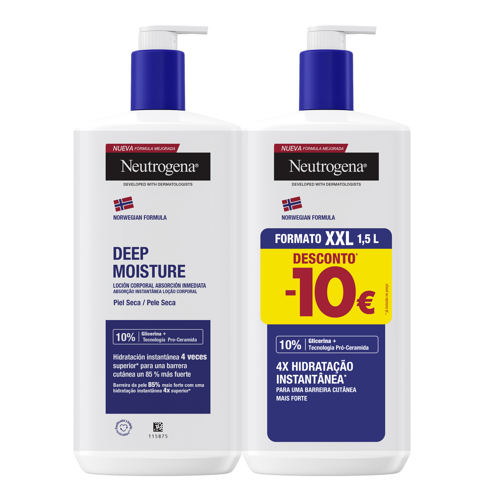 Neutrogena Loción Corporal Hidratación Profunda Piel Seca 2x750ml