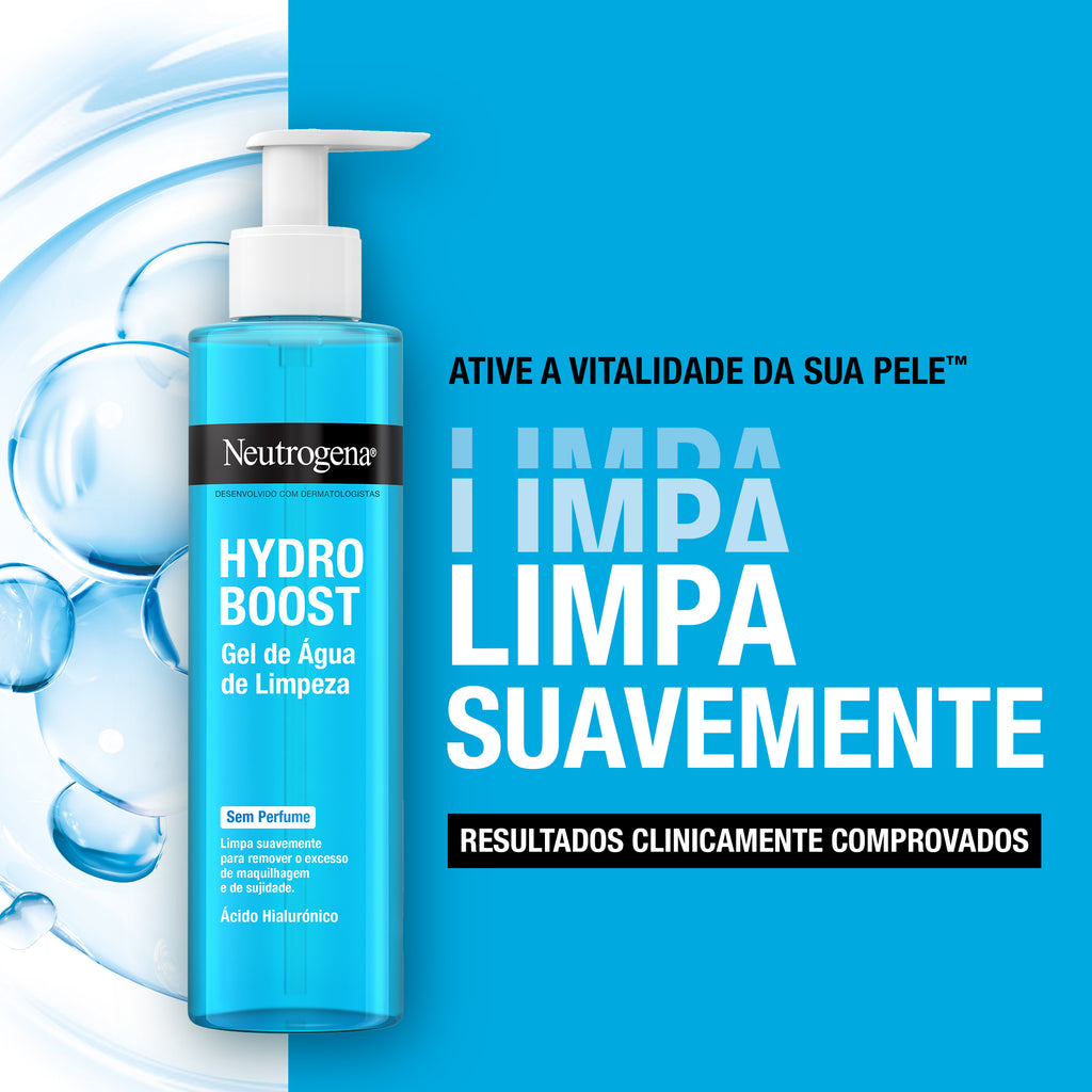 Neutrogena Hydro Boost Limpeza Gel De Água Sem Perfume 200ml