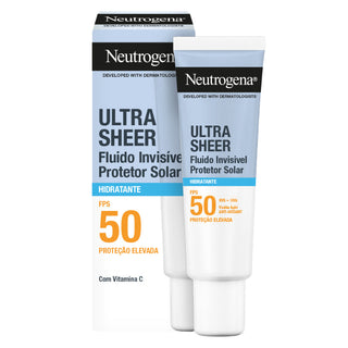 Neutrogena Ultra Sheer Protetor Solar Fluido Invisível Hidratante FPS50 50ml