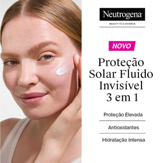 Neutrogena Ultra Sheer Protetor Solar Fluido Invisível Hidratante FPS50 50ml