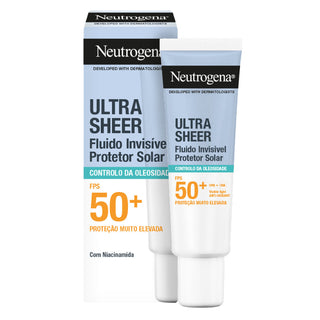 Neutrogena Ultra Sheer Protetor Solar Fluido Invisível Oil-Control FPS50+ 50ml