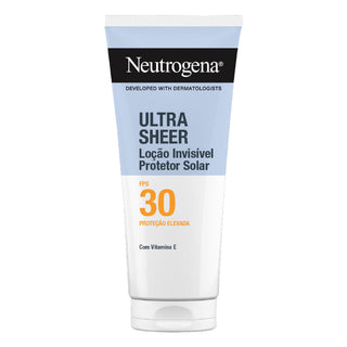 Neutrogena Ultra Sheer Protetor Solar Loção Invisível Corpo FPS30 200ml