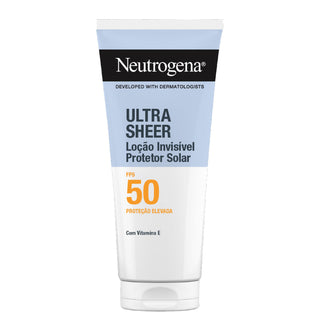 Neutrogena Ultra Sheer Protetor Solar Loção Invisível Corpo FPS50 200ml