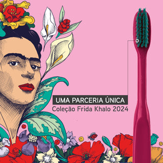 Elgydium Clinic Escova de Dentes Frida Kahlo 15/100 Laranja