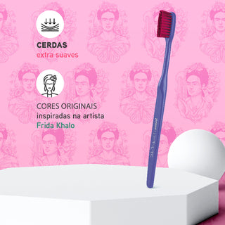 Elgydium Clinic Escova de Dentes Frida Kahlo 15/100 Verde