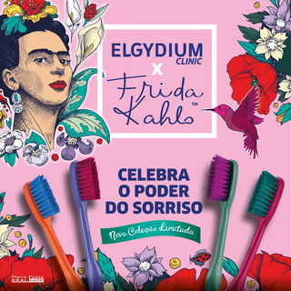 Elgydium Clinic Escova de Dentes Frida Kahlo 15/100 Azul