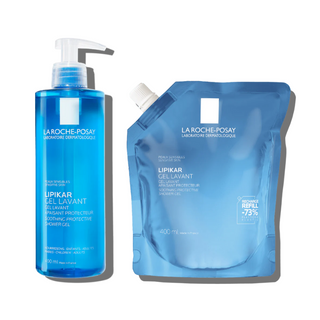 La Roche-Posay Lipikar Pack Eco-Poupança Gel Lavante 400ml + Recarga