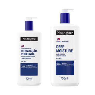 Loción corporal de hidratación profunda Neutrogena para piel seca 400 ml