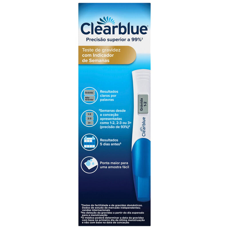 Indicador de semanas de la prueba de embarazo Clearblue – Bairro