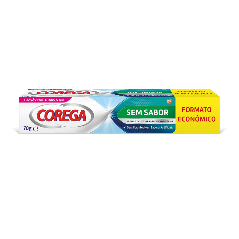 Corega Creme Fixação Próteses Sem Sabor 70G