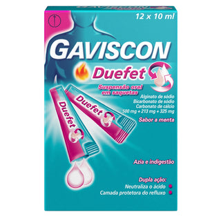 Gaviscon Duefet 12 sobres orales 500/213/325 mg