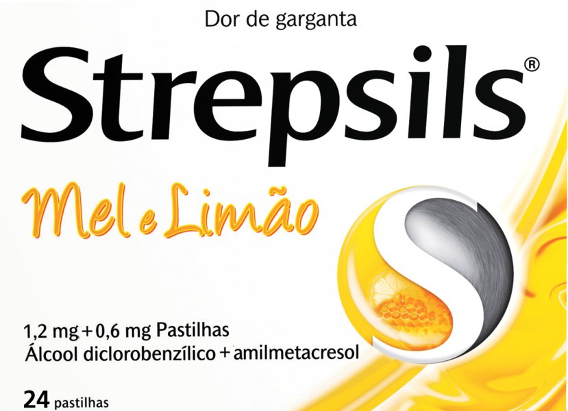 Strepsils Mel E Limão, 1,2/0,6 Mg x 24 Pastilhas