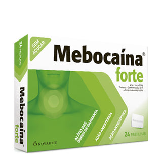 Mebocaína Forte, 4/1/0,2mg x24 pastilhas