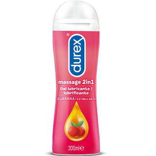 Durex Play Massagem 2 em 1 Gel Lubrificante Guaraná 200ml